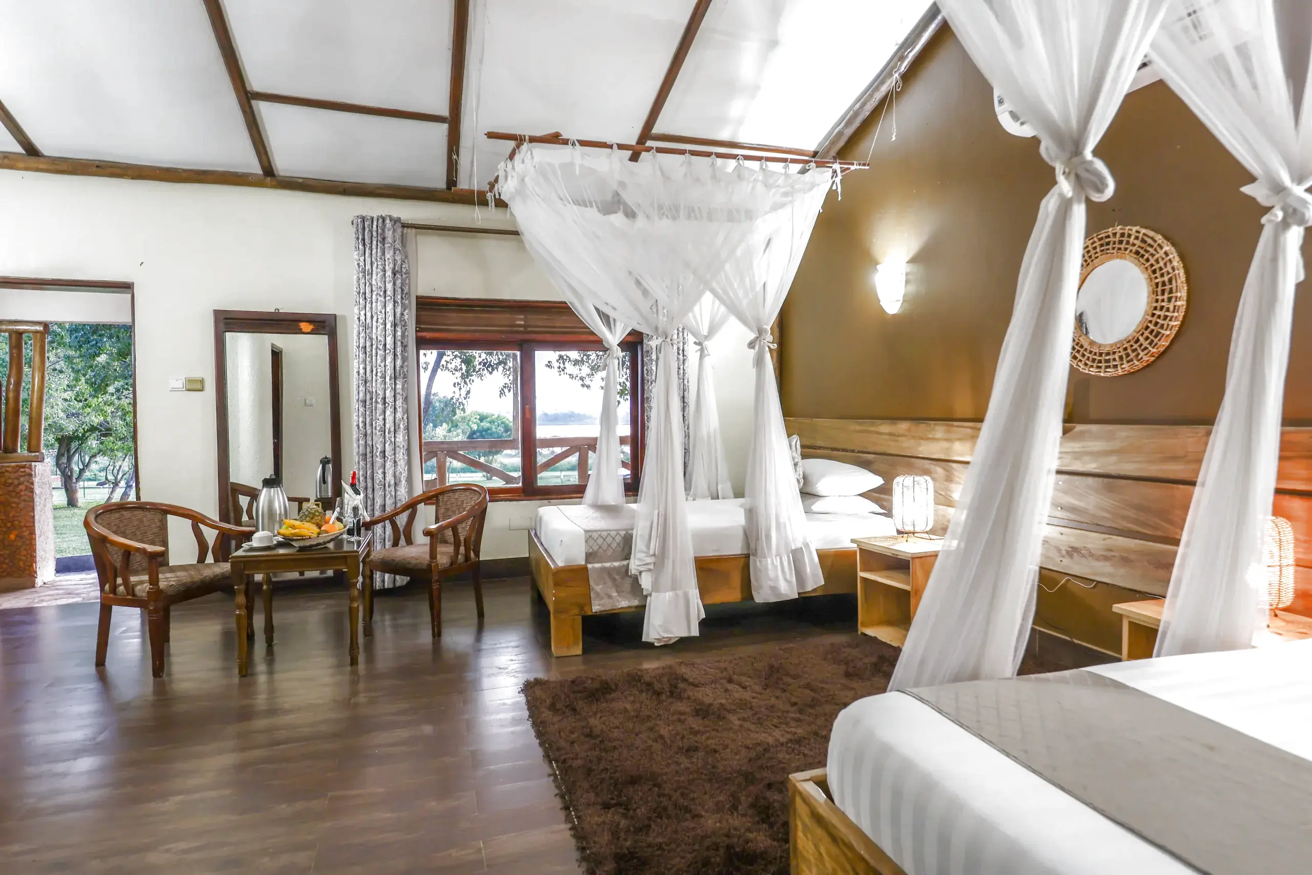 Family room at Pakuba Safari Lodge